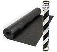 Black Polyester Shed Roofing Felt 26.2 x 3.2 ft (8m x 1m) - Heavy Duty Weatherproof Roof Felt Roll for Summerhouses, Sheds, Kennels, 25 Year Life Expectancy, Premium Roof Covering
