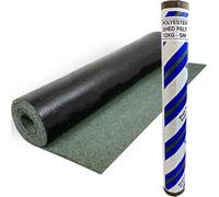 Novecrafto Heavy-Duty Green Polyester Shed Roofing Felt (5M X 1M) - Premium Roof Covering - 10 Year Life Expectancy Roof Felt