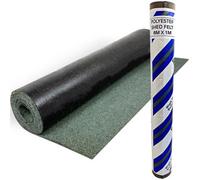Novecrafto Heavy-Duty Green Polyester Shed Roofing Felt (8M X 1M) - Premium Roof Covering - 25 Year Life Expectancy Roof Felt