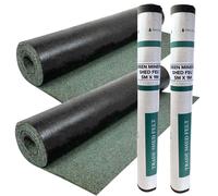 Heavy-Duty Mineral Shed Roofing Felt - Standard Grade Roof Felt (5m x 1m) (2 Rolls) Novecrafto Green One Size