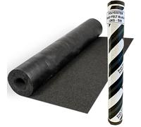 Heavy-Duty Polyester Shed Roofing Felt 10-Year Life Expectancy Roof Felt (5m x 1m) Novecrafto Black One Size