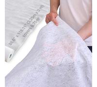 Novecrafto Non Woven Geotextile Membrane 2.25M X 3M - Durable Landscaping Fabric For Soakaways, Drainage, Gravel & Artificial Grass Underlay