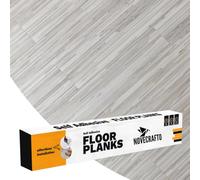 Novecrafto Self Adhesive Floor Planks - 30 Pcs Cover 44.88Ft² (4.17M²) Peel And Stick Floor Tiles - Slatewood Flow Effect Vinyl Flooring