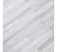 Self Adhesive Floor Planks 36 Pcs Cover 5m² Peel and Stick Floor Tiles - Wood Effect Vinyl Flooring Novecrafto Pale Grey One Size