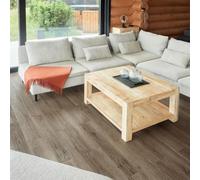 NOVECRAFTO Self Adhesive Floor Planks, Pack of 7, Brown Wood Effect, 1.5mm | Peel and stick floor planks, waterproof, wear-resistant vinyl flooring, 91.4x15.2cm, 0.97 m² coverage, kitchen & living areas