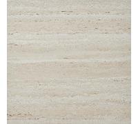 Vinyl Floor Tiles Self Adhesive - 10 Pack / 22.50 sqf (2.09 sqm) - Peel And Stick Floor Tile - 18x18 inch (45.7x45.7cm) - Stick On Vinyl Flooring For Kitchen and Bathroom - Beige Travertine Dune