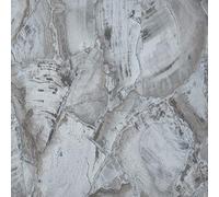 NOVECRAFTO Self-Adhesive Vinyl Floor Tiles - 30 Pack Covers 30sqf (2.79 sqm) - Peel and Stick Tile 12”x12” (30.5x30.5cm) - Charcoal Marble Flow Pattern