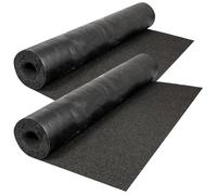 NOVECRAFTO Shed Roofing Felt, Black Polyester, 5m x 1m Each, 2 Roof Rolls | Reinforced modified bitumen with mineral finish, 10-year life; weatherproof roofing felt for sheds, kennels and summerhouses