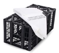 Novecrafto Soakaway Crate 192L With Non Woven Geotextile Membrane - Heavy Duty Ground Stabilisation Drainage Kit For Gardens Driveways