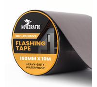 Strong Self Adhesive Flashing Tape for Roofing 5.91”/ 150mm Width, 32.8ft / 10M Lead Flashing Roll for Bitumen Roof, Chimney, and Gutter Repairs - Waterproof & Long-lasting - Instant Watertight Seal