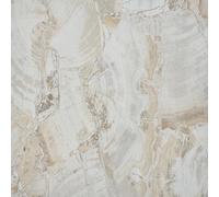 NOVECRAFTO Vinyl Floor Tiles - 30 Pack / 30sqf (2.79 sqm) - 12x12 inch (30.5x30.5cm) - Beige Marble Flow - Peel and Stick - For Kitchen, Living Room and Bathroom
