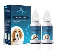 NOVEHA Pet Drops | Advanced Lanosterol Solution + NAC | Therapeutic Lubricating Drop for Dog & Cats - 2 x 10 mL