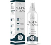 NOVEHA Piercing Aftercare Spray - Fast Cleaner Solution for Ear, Nose, and Belly Piercings - Keloid and Bump Cleaning with Hypochlorous Acid - 8 oz Bottle