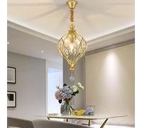 Novel Decorated Modern Simple Crystal Hangingp Compatible with Kitchen Bedroom Art Dled Light, Hangikitchen Light/23 * 45Cm