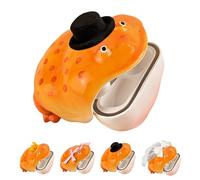 Novel Frog Case for AirPods, Ugly Cute Frog Earbuds Cases, Funny Unique Gift, Resin Material (B-3,3)