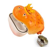 Novel Frog Design Case for AirPod, Anti-Scratch Wireless Earphone Protector Compatible for AirPods Pro 2/3/4, Cute Funny Animal Earbuds Case, Unique Creative Gift Idea (N,for Air Pods Pro3)