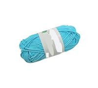 Novel Functional Yarn Glow in The Dark Polyester Luminous Chunky Cotton Crochet Sweater Hat Scarf Hand Knitting Tools for Crochet & Knitting(Blue)