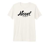 Novel in Progress Writer Author Humor Graphic Premium T-Shirt