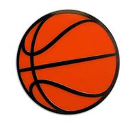 Novel Merk Basketball Sports Lapel Pin, Hat Pin & Tie Tack Set with Clutch Back, 1.2 Inch, Metal, no gemstone