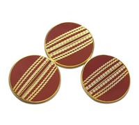 Novel Merk Cricket - Sports Coach & Player Lapel Pin, Hat Pin & Tie Tack Set - with Clutch Back, Metal, no gemstone
