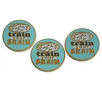 Novel Merk Learning, Reading, & Motivational Lapel Pin, Hat Pin & Tie Tack Set with Clutch Back, M, Metal, no gemstone