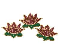 Novel Merk Lotus Flower - Lily Blossom Lapel Pin, Hat Pin & Tie Tack Set with Clutch Back, M, Metal, no gemstone