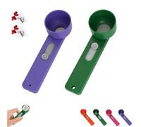 Novel Multi Purpose Scoop With Built in Funnel, Powder Substance Distribution Gadget Spoon, Upgrade Powderpal Mess-Free Powder Bottle Spoons, Funnel With Strainer for Narrow Bottle Filling (#B)