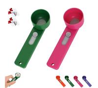 Novel Multi Purpose Scoop With Built in Funnel, Powder Substance Distribution Gadget Spoon, Upgrade Powderpal Mess-Free Powder Bottle Spoons, Funnel With Strainer for Narrow Bottle Filling (#C)
