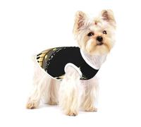 Novel Music Note Cotton Sleeveless Dog Tee Shirt Pet Vest Apparel Printed Lightweight T-Shirts For Small