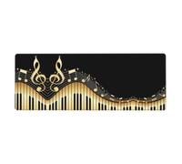 Novel Music Note Mouse Pad 12x31.5in Extended Desk Mat