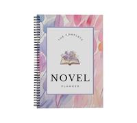 Novel Planner - 8.27x5.51Inches A5 Daily Writing Planner for Authors, Fiction Program Structured Workbook with Undated Layout and Goal Setting, Productivity Journal for Men Women Task Organization