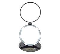 Novel Solutions Compact Tri-Fold Travel Make up Lighted Mirror, Black