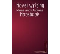 Novel Writing Ideas and Outlines Notebook: Blank lined notebook with novel plotting prompts for fiction writers