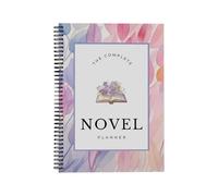 Novel Writing Planner Notebook, Novel Planner - A5 Daily Writer and Author Planner - Fiction Programmed Structured Workbook, Productivity, and Task Management Organizer for Men, Women, Women