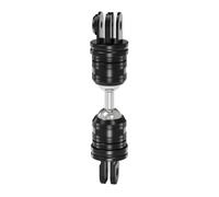 NovelGoal 360° Swivelling Articulating Magic Arm with Dual Ball Head 1/4" Screws Holes, Aluminum Alloy Camera Mount Extension Arm (2-Card to 3-Card Slot Short)