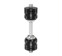 NovelGoal 360° Swivelling Articulating Magic Arm with Dual Ball Head 1/4" Screws Holes, Aluminum Alloy Camera Mount Extension Arm (1/4'' to 1/4'' Screw Long)