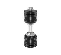 NovelGoal 360° Swivelling Articulating Magic Arm with Dual Ball Head 1/4" Screws Holes, Aluminum Alloy Camera Mount Extension Arm (1/4'' Screw Hole to 1/4'' Screw Short)
