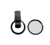 NovelGoal 52mm Lens Filter, Portable Circular UV/CPL Polarizing Filter, Lens Clip for Mobile Phone Smartphone (Clip with UV Filter)