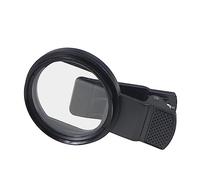NovelGoal 52mm Professional Phone Camera Clip with Macro Lens CPL Star Variable ND Filter for All Smartphones Aluminum Alloy Thread (with Star 4X Filter,Square Hole)