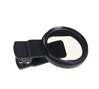 NovelGoal 52mm Professional Phone Camera Clip with Macro Lens CPL Star Variable ND Filter for All Smartphones Aluminum Alloy Thread (with CPL Filter,Square Hole)