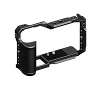 NovelGoal Aluminum Camera Cage for ZR, Full Frame Metal Video Rig with Cold Shoe, 1/4" Threads & 3/8" ARRI-standard Positioning Hole, Flip Screen Friendly Photography Expansion Frame