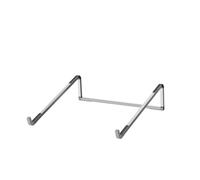 NovelGoal Aluminum Laptop Stand for Desk, Ergonomic Foldable Computer Stand, Computer Riser Holder Bracket for 14-17.3" Laptops with Storage Bag (Sliver with Storage Bag)