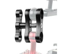 NovelGoal Ball Clamp Mount for Underwater Diving Light Arms Aluminum Alloy 1 inch Ball Butterfly Clip 360 Bracket Holder Adapter for Osmo Camera Accessories