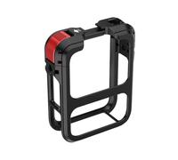 NovelGoal Camera Cage for Osmo 360 with Mount Adapter, Camera Case Protective Frame Expansion Housing Shell with Cold Shoe for Light Microphone Accessories (Aluminum Camera Cage)