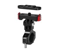 NovelGoal Camera Magnetic Base, 180° Adjustable Aluminum Quick Release Mount Adapter, Bike Handlebar Mount Compatible with Action 5pro/4/3/2 (E3-A)