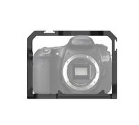 NovelGoal Camera Metal Cage Compatible with Canon EOS 70D 80D 90D with Cold Shoe Mount 1/4 3/8 Inch Screw Holes Full Protective Frame Photography DSLR Cage