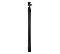 NovelGoal Carbon Fiber Selfie Stick for Cycling, 5-Section Extendable Telescopic Pole 32cm-112cm Compatible with Pocket 4/3, ACE Pro 2/Pro Cameras, Tripods (Type E)