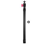 NovelGoal Carbon Fiber Selfie Stick for Cycling, 5-Section Extendable Telescopic Pole 32cm-112cm Compatible with Pocket 4/3, ACE Pro 2/Pro Cameras, Tripods (Type D)