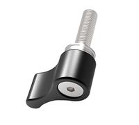 NovelGoal CNC Aluminum L-Type Adjustable Hand Screw M5*17 Suitable for Photographic Products Accessories Connected to The Fixed Sports Camera Extension Connection (Black)