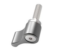 NovelGoal CNC Aluminum L-Type Adjustable Hand Screw M5*17 Suitable for Photographic Products Accessories Connected to The Fixed Sports Camera Extension Connection (Gray)